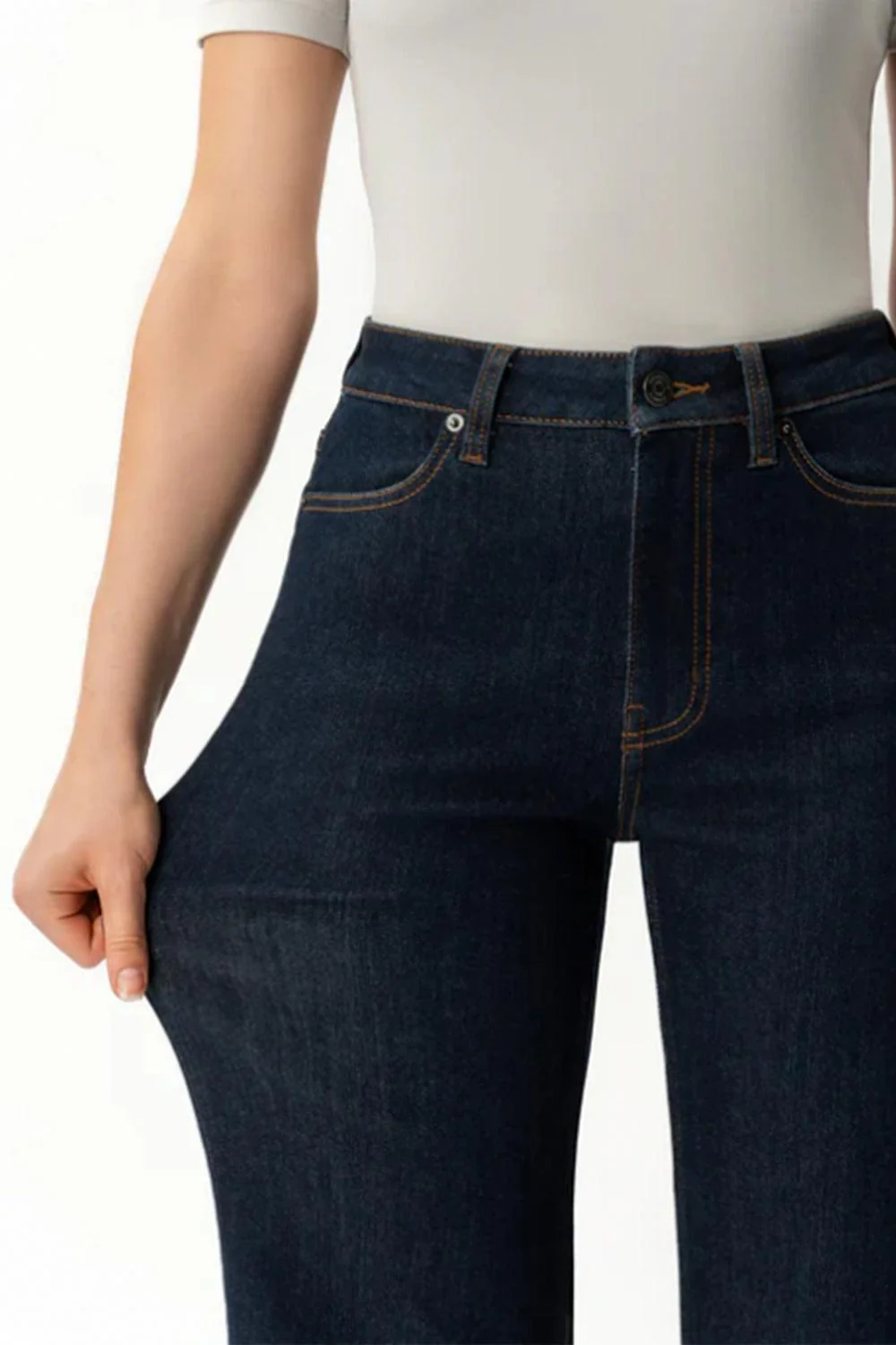 Relaxed ComfortDenim Jeans 30" Dark Blue - Image 2
