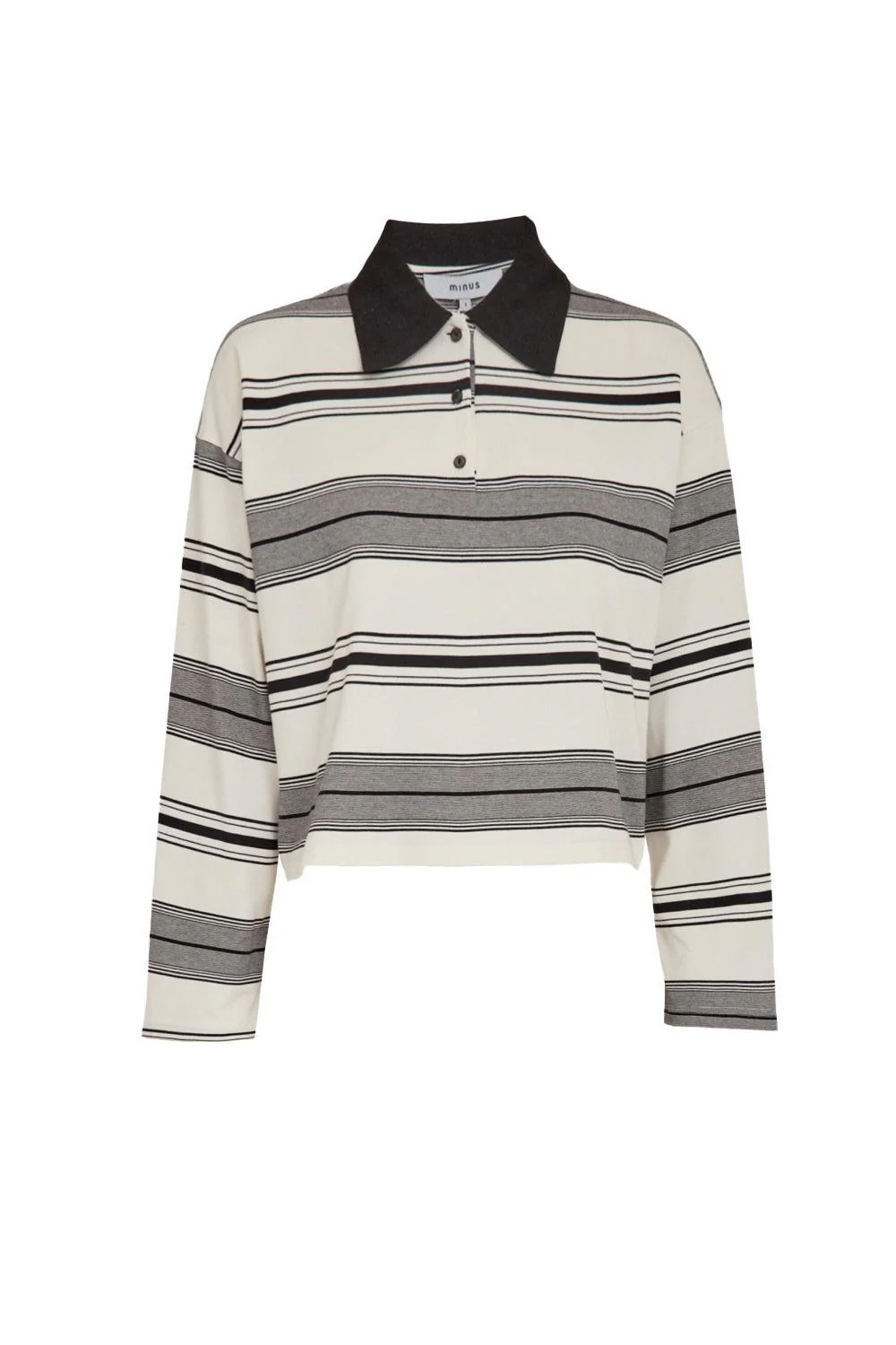 Rania Long Sleeve T-Shirt Black Stripe