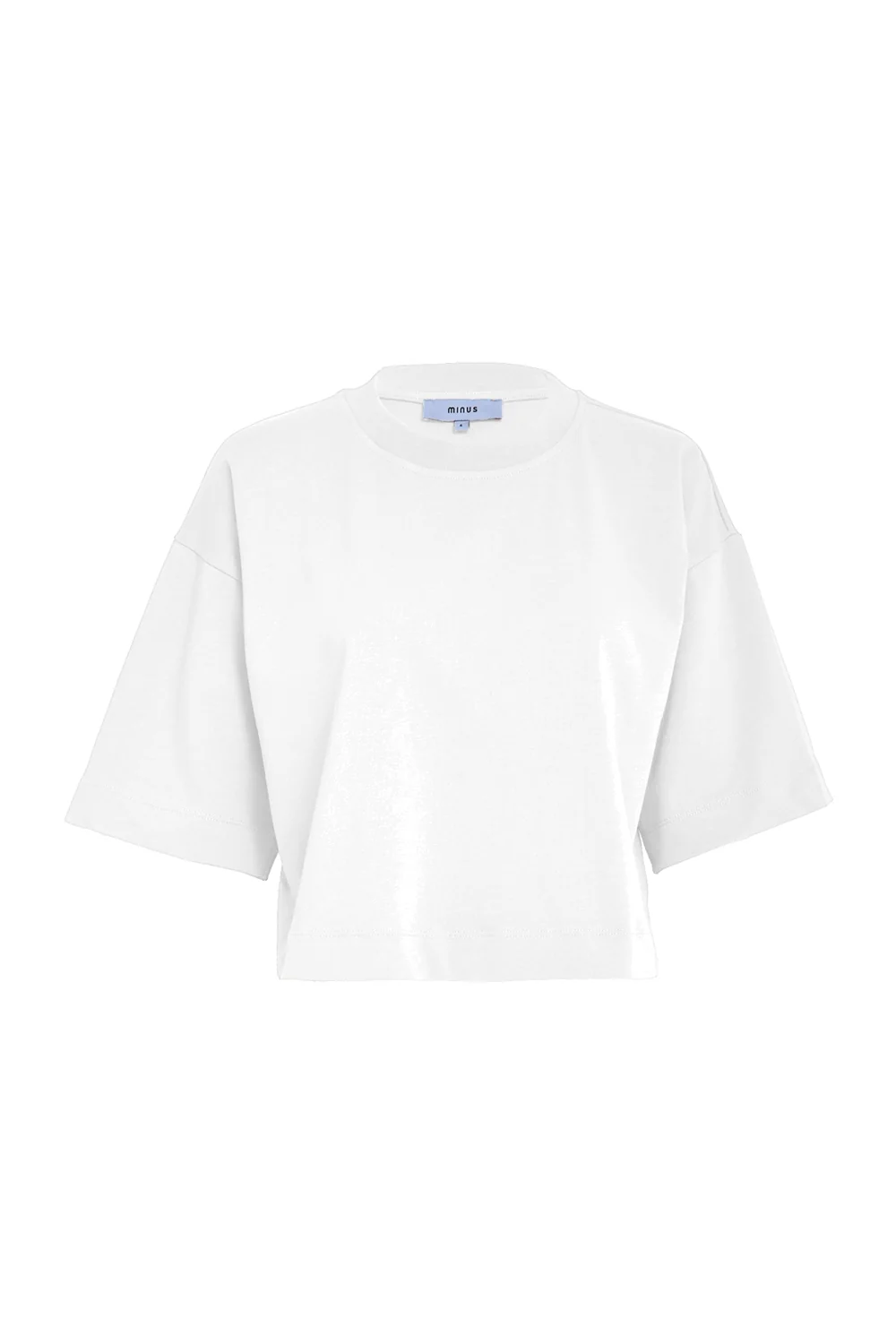 Gamma Cropped GOTS T-shirt Cloud Dancer
