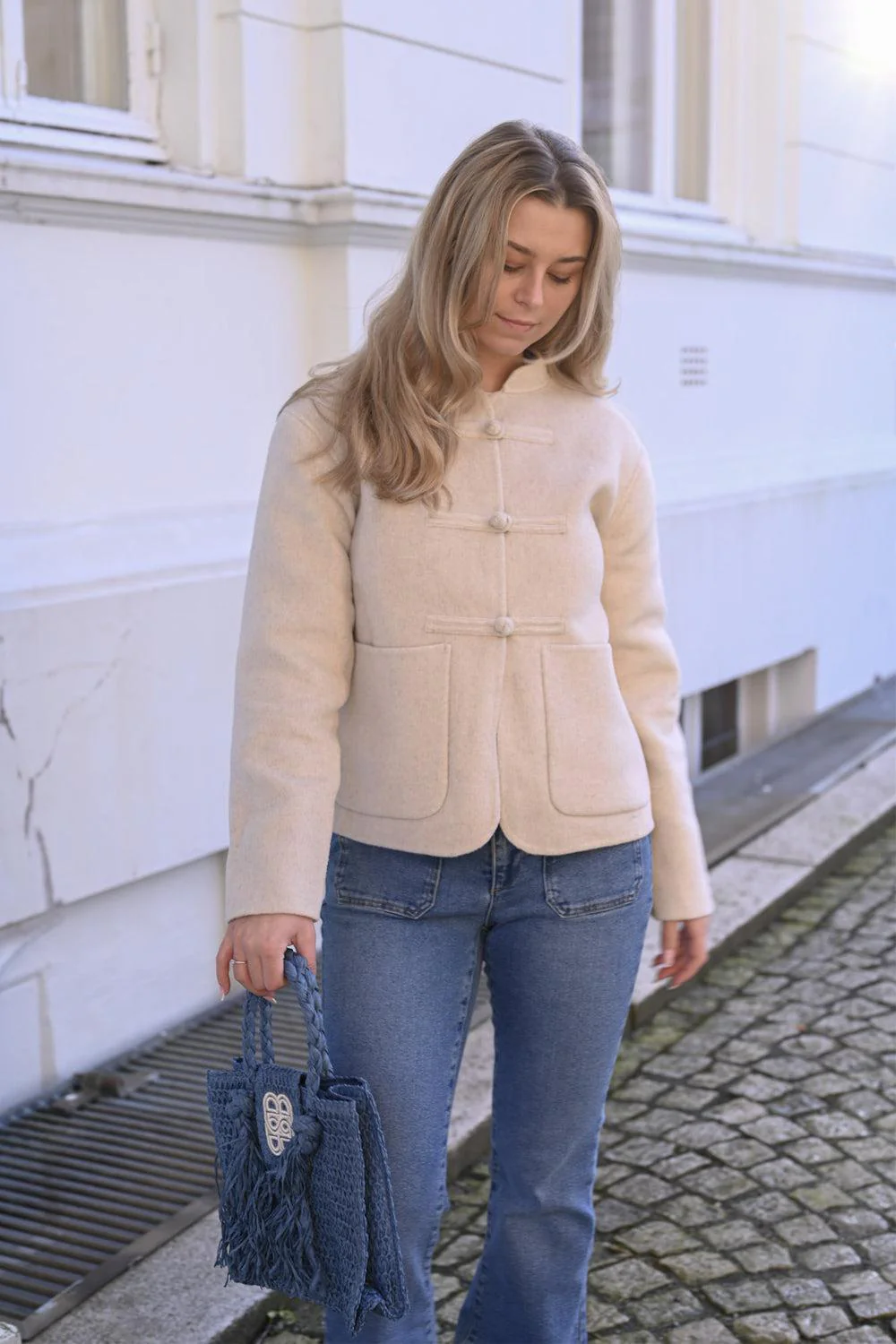 Phoebe Wool Jacket Wheat