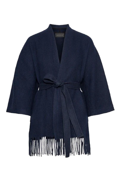 Akila Lambswool Jacket Navy