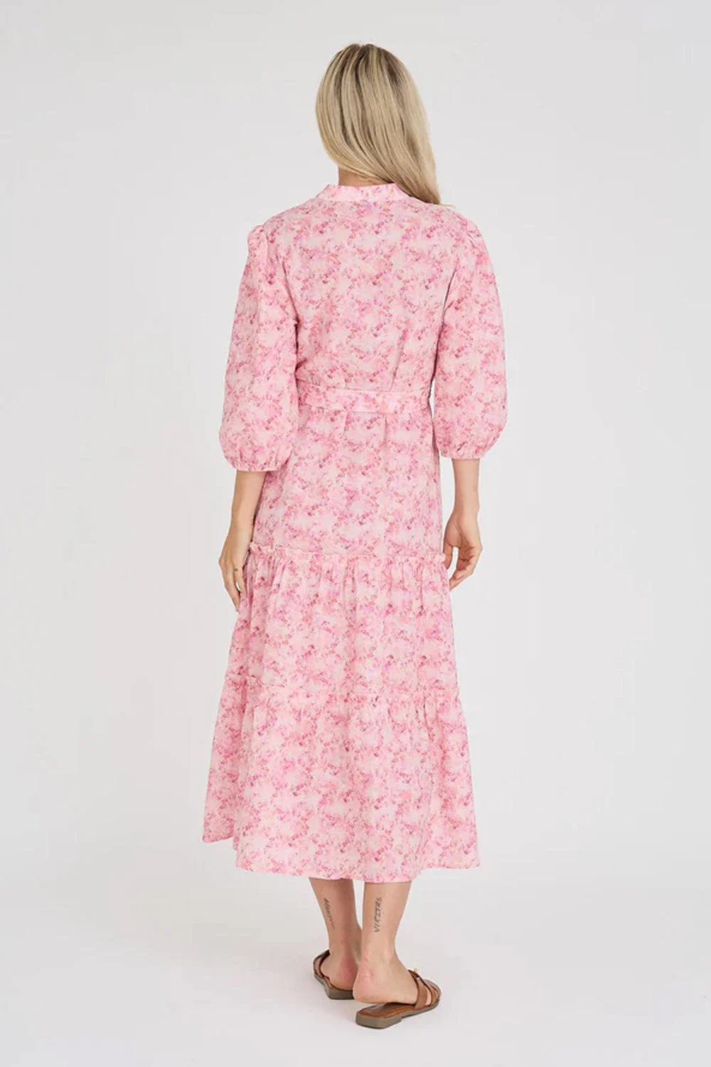 Kate Long Dress Rose/hot pink - Image 3