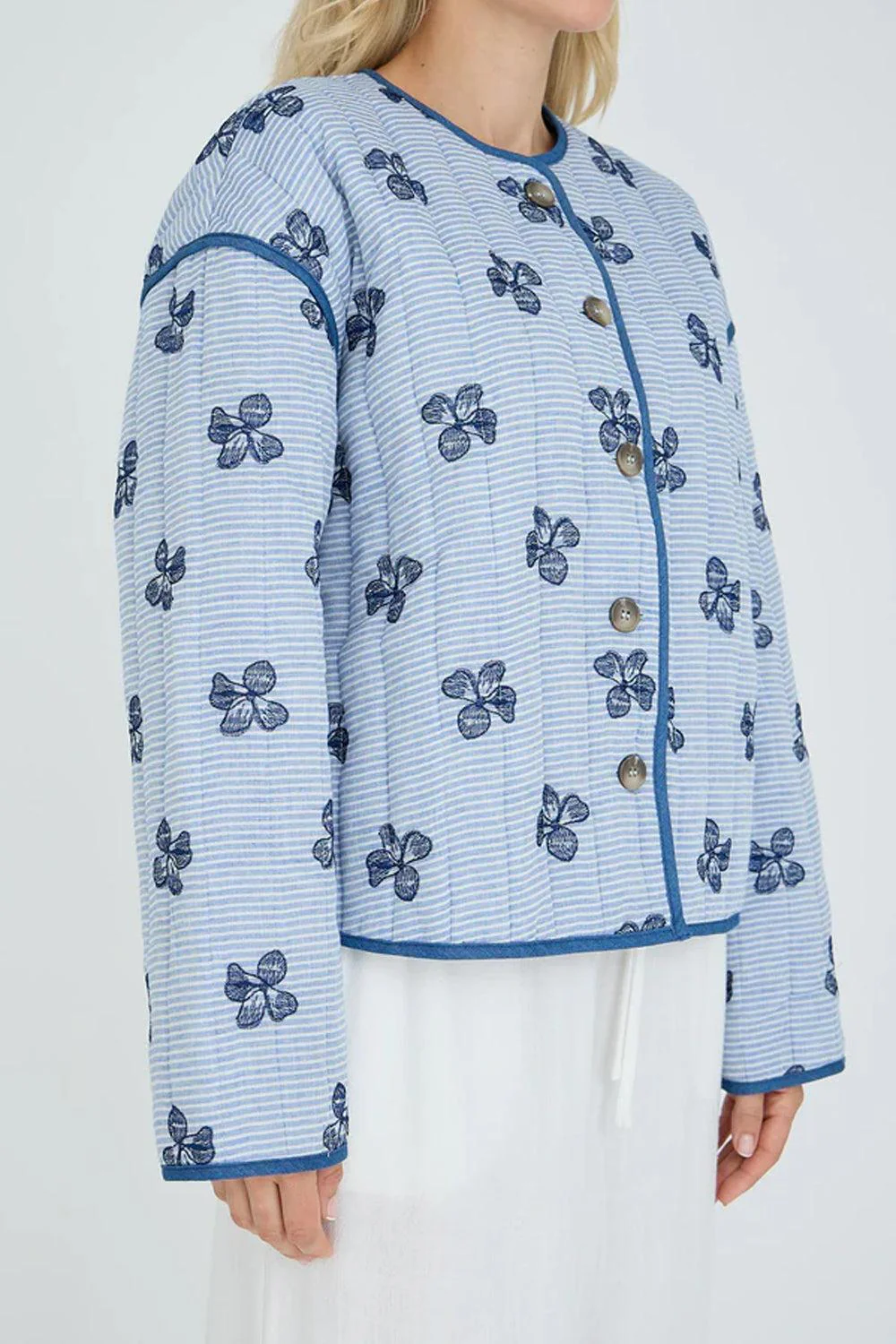 Fina Jacket blue/off white - Image 3
