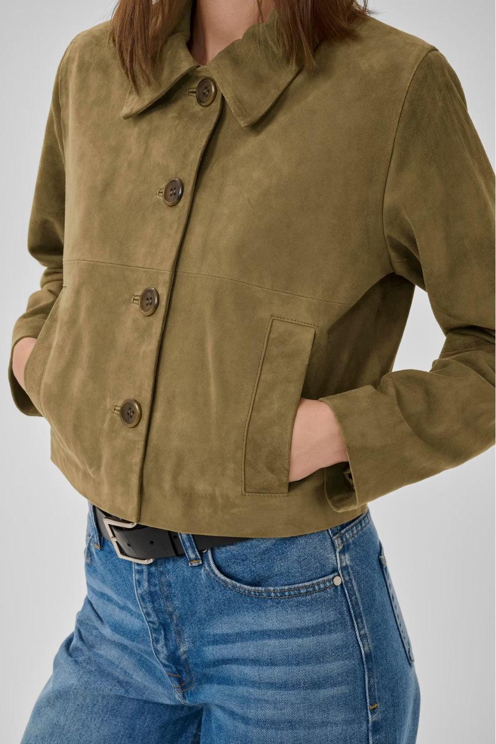 PetraMW Suede Jacket Capers - Image 5