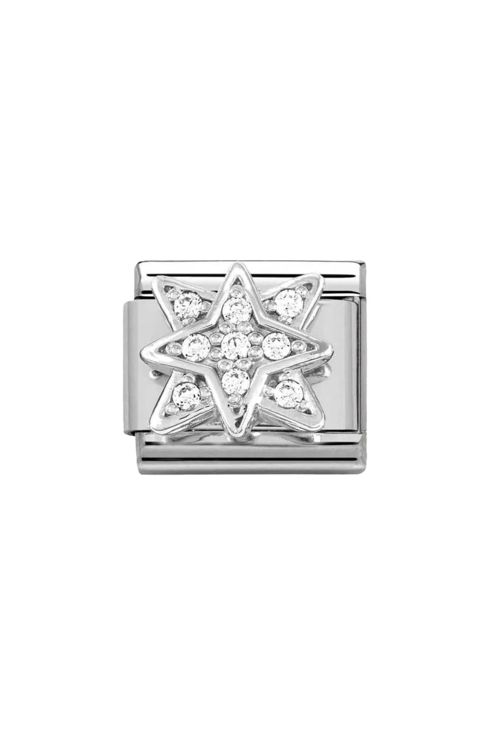 SYMBOLS 925 sterling silver CZ Wind Rose