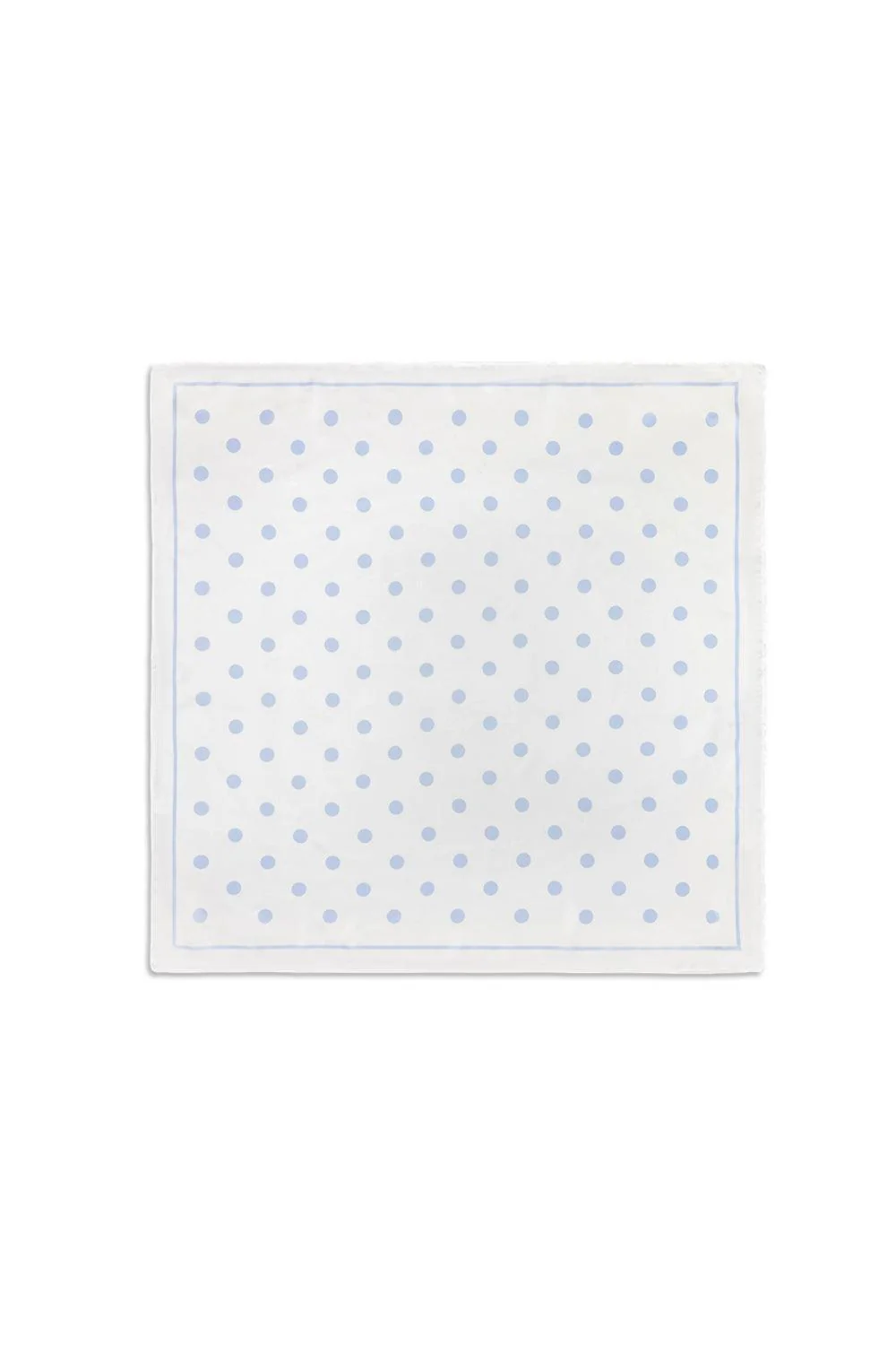 Polka Dot Scarf Blue