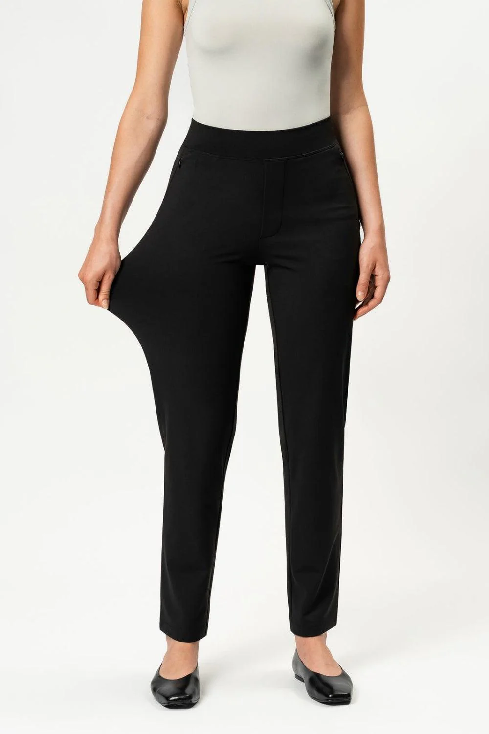 Asana Slim Pant Black 30" - Image 2