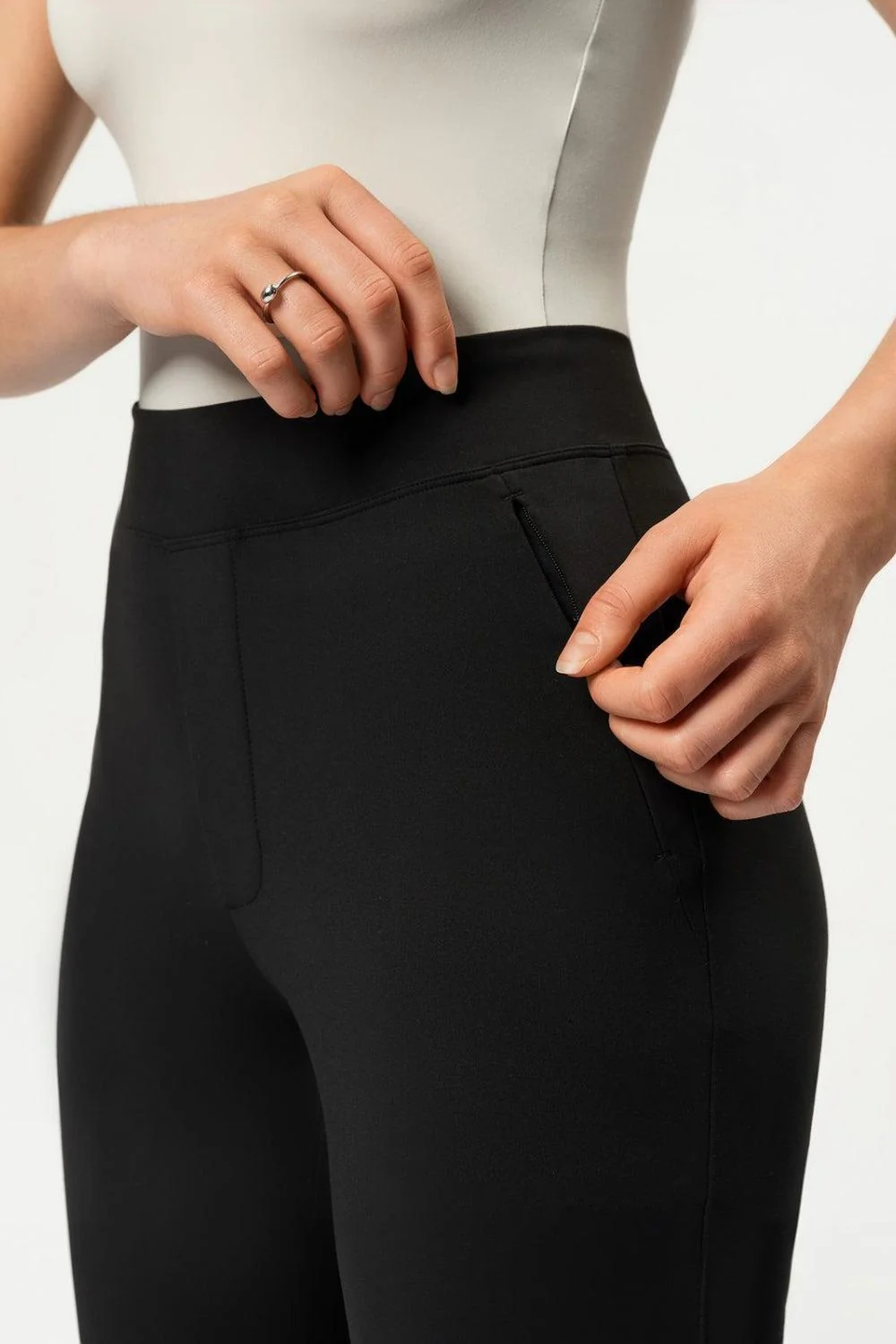 Asana Slim Pant Black 30" - Image 5