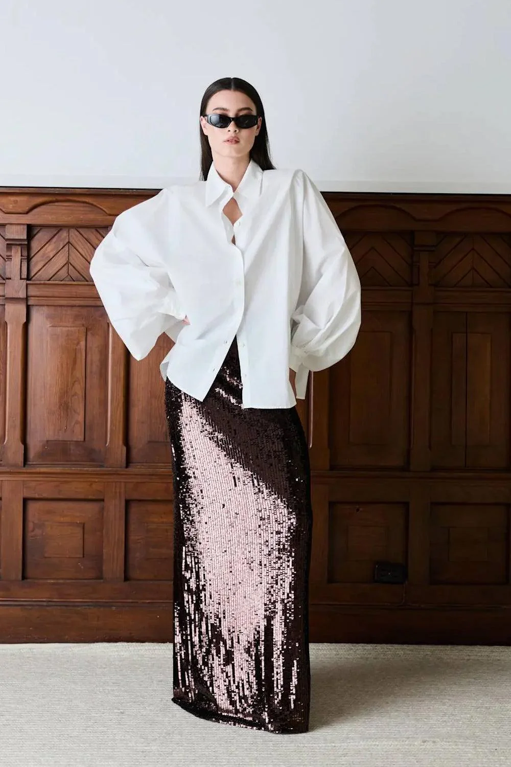 Muse Poplin Shirt White - Image 5