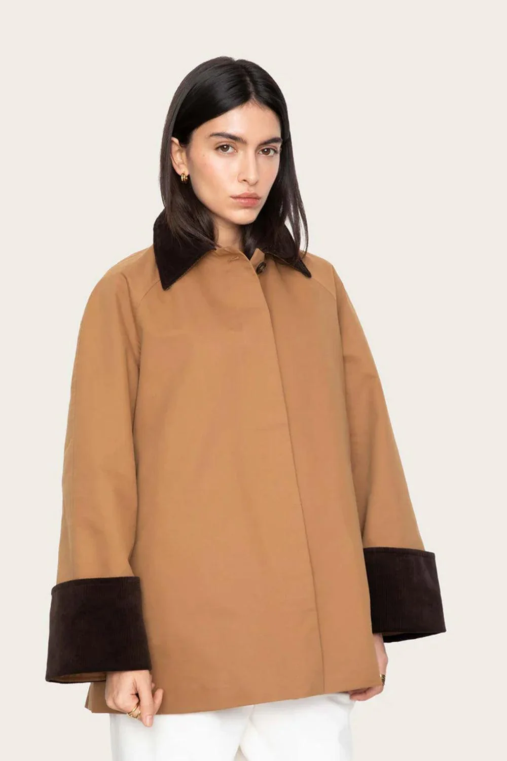 Heather Jacket Dark Camel - Image 3