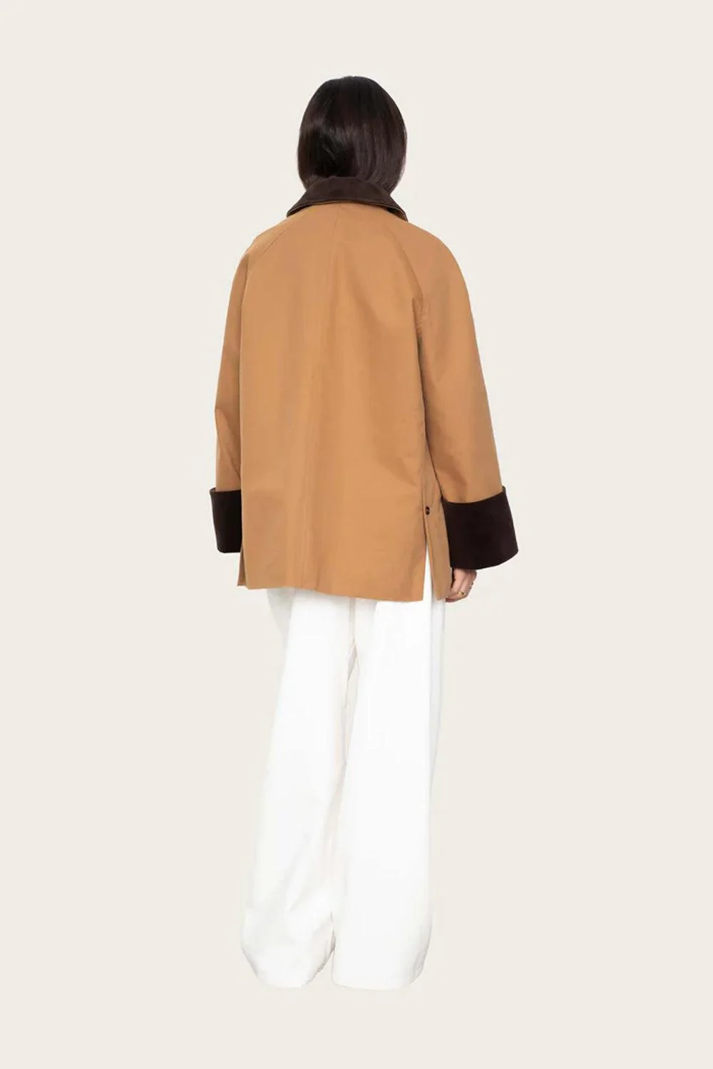 Heather Jacket Dark Camel - Image 4