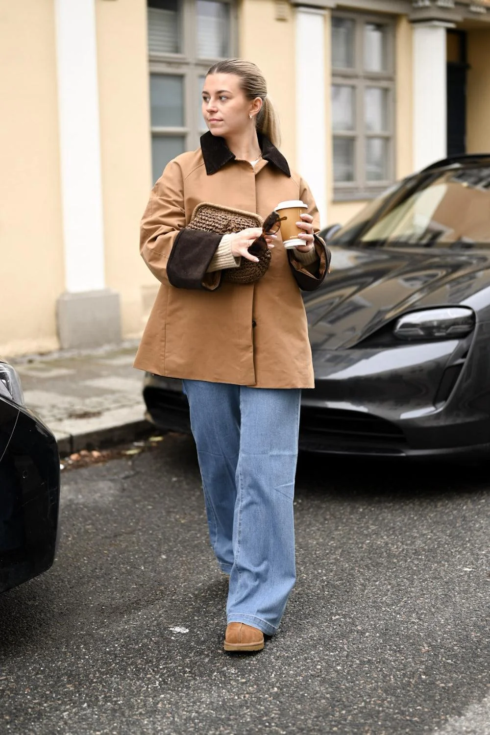 Heather Jacket Dark Camel - Image 5