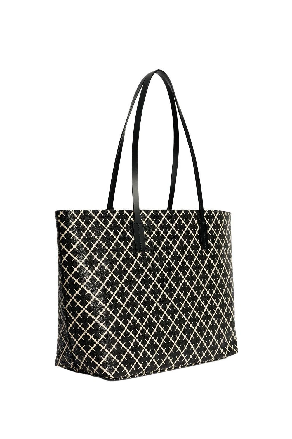 Abigail Printed Tote Bag Black - Image 3