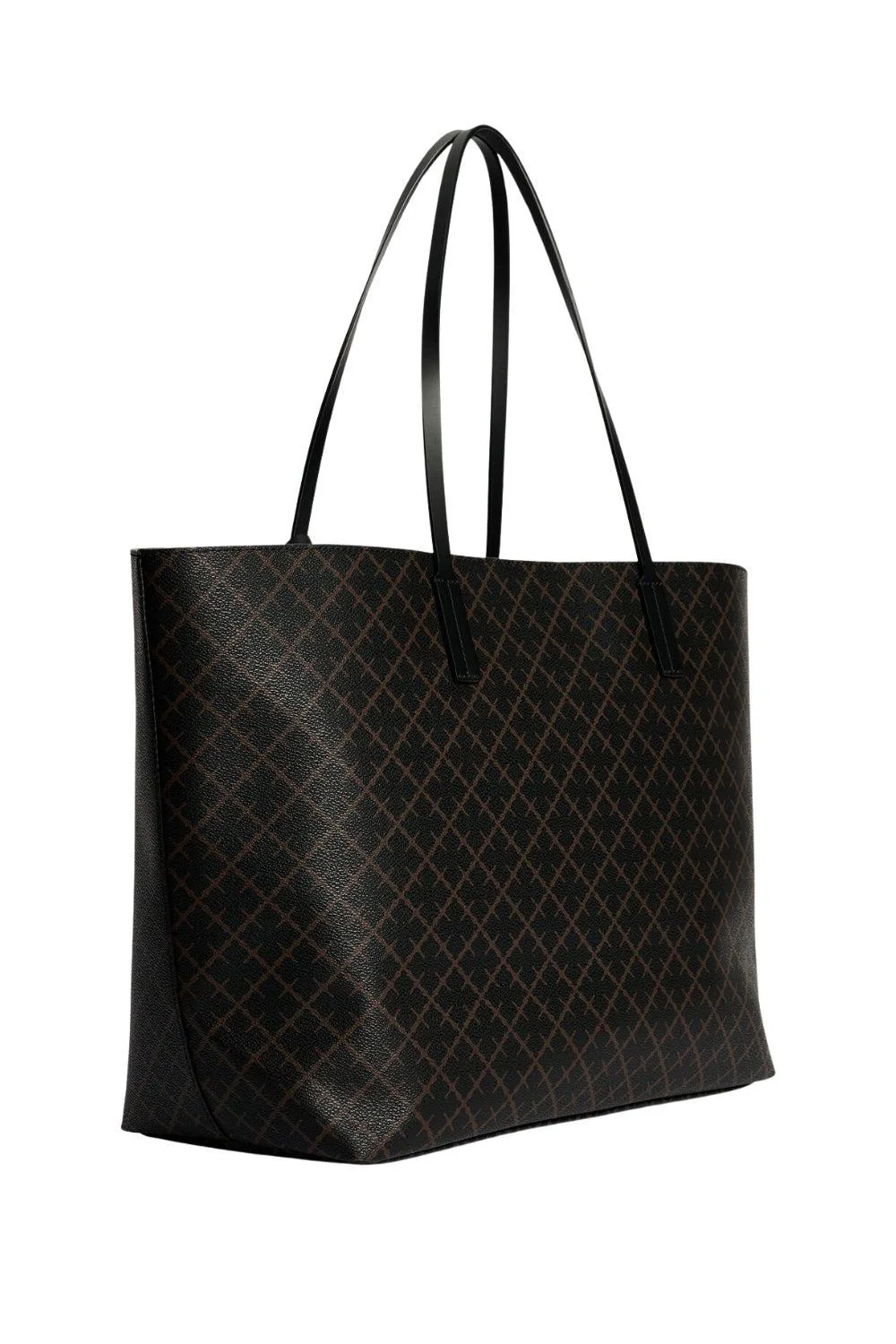 Abi printed Tote Bag Dark Chocolate - Image 2