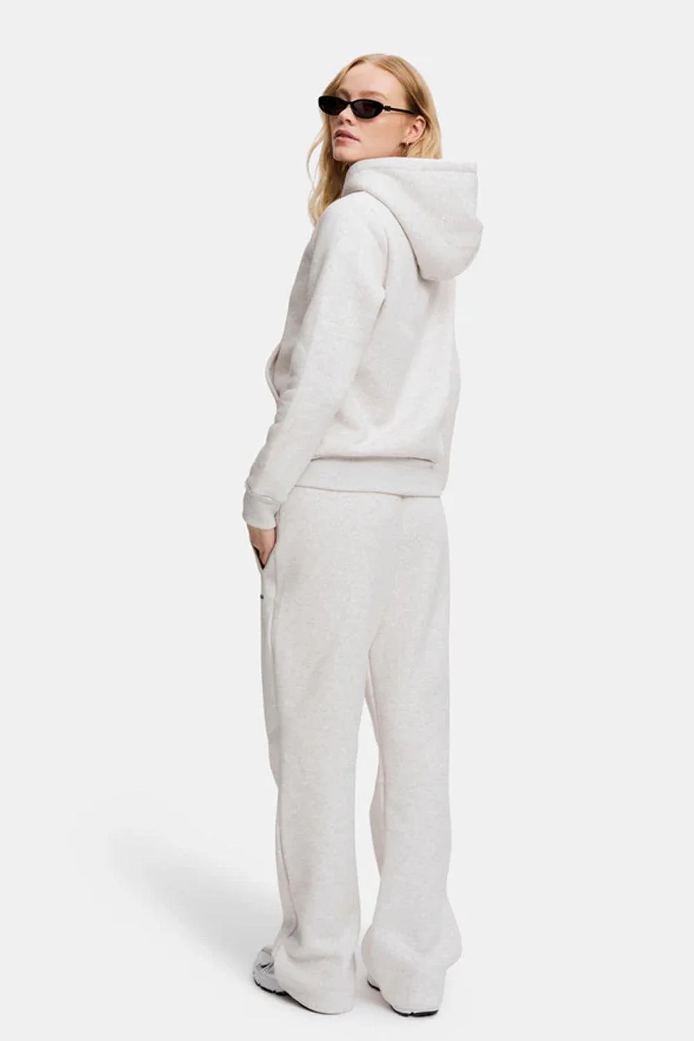 W. Cosmo Zip Hoodie Grey Melange - Image 4