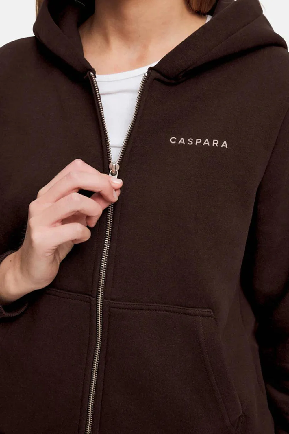 W. Cosmo Zip Hoodie Espresso - Image 4