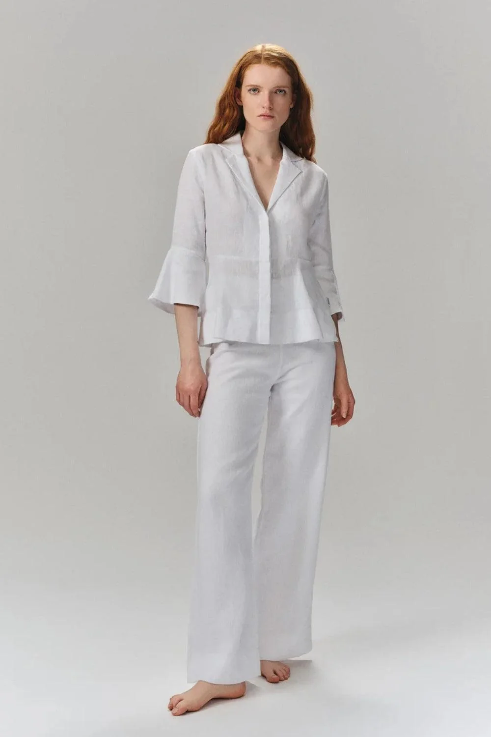 Guro Linen Shirt White - Image 3