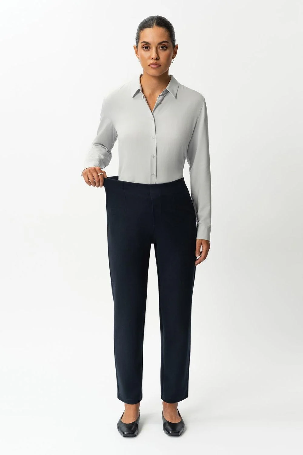 Asana Slim Pant Navy 32" - Image 4