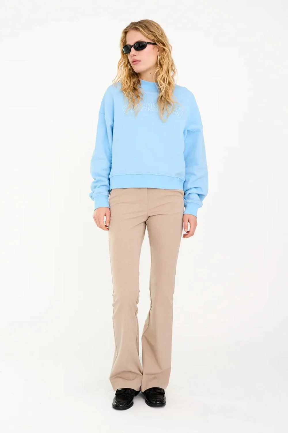 Andrea Flare Pant Beige 32" - Image 2