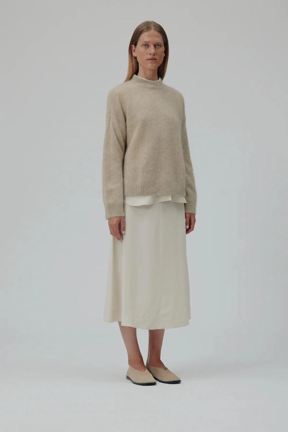 Lola Sweater Beige Melange - Image 3