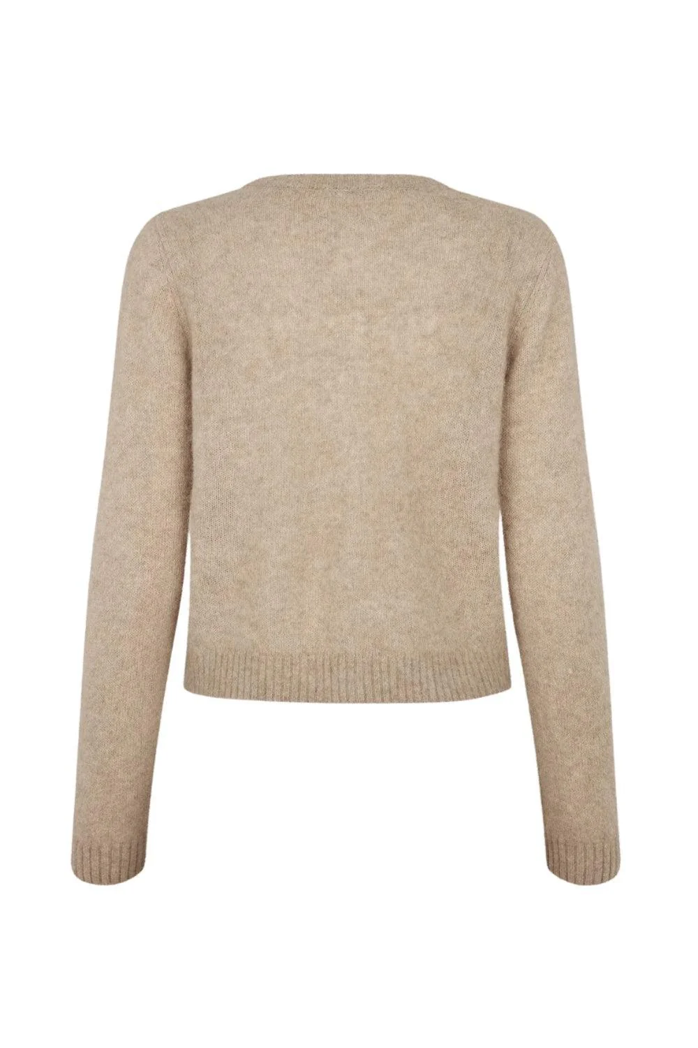 Olle Cardigan Beige Melange - Image 4