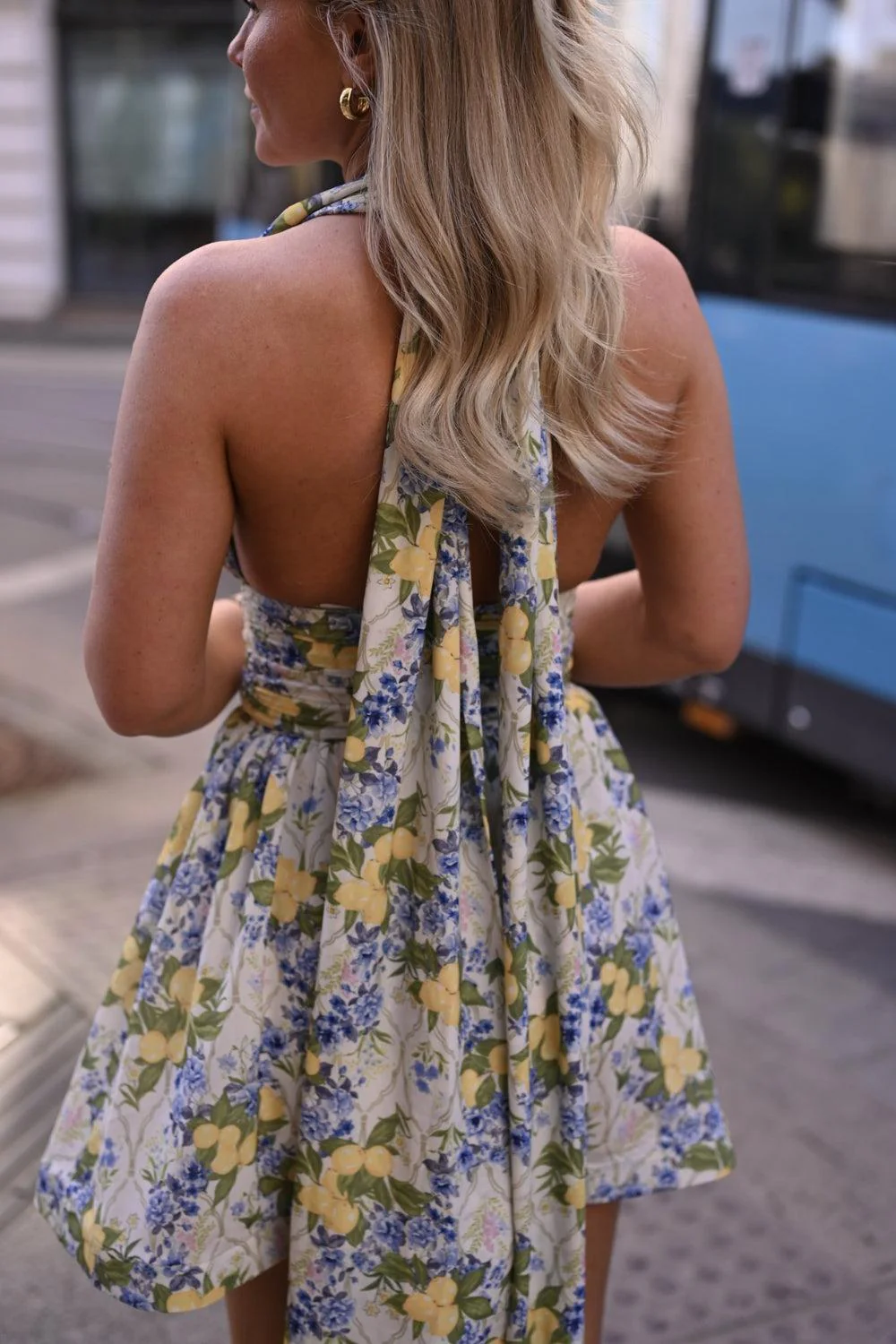 Liora Dress Lemon aop - Image 4