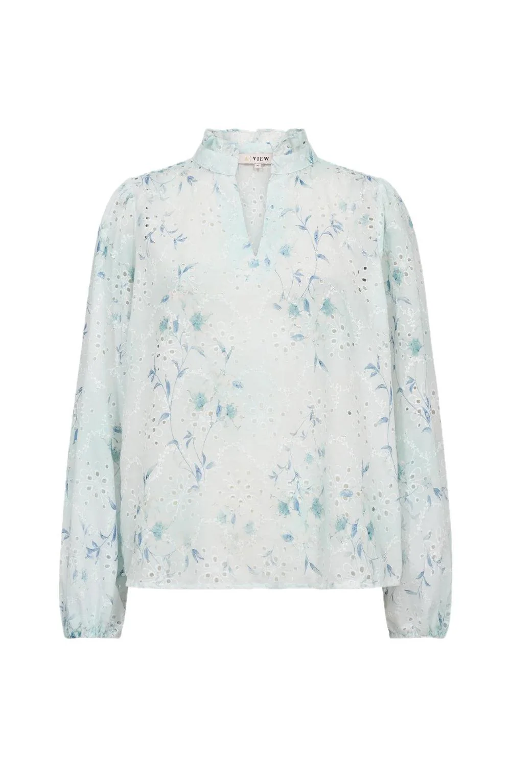 Grete Blouse Blue/White