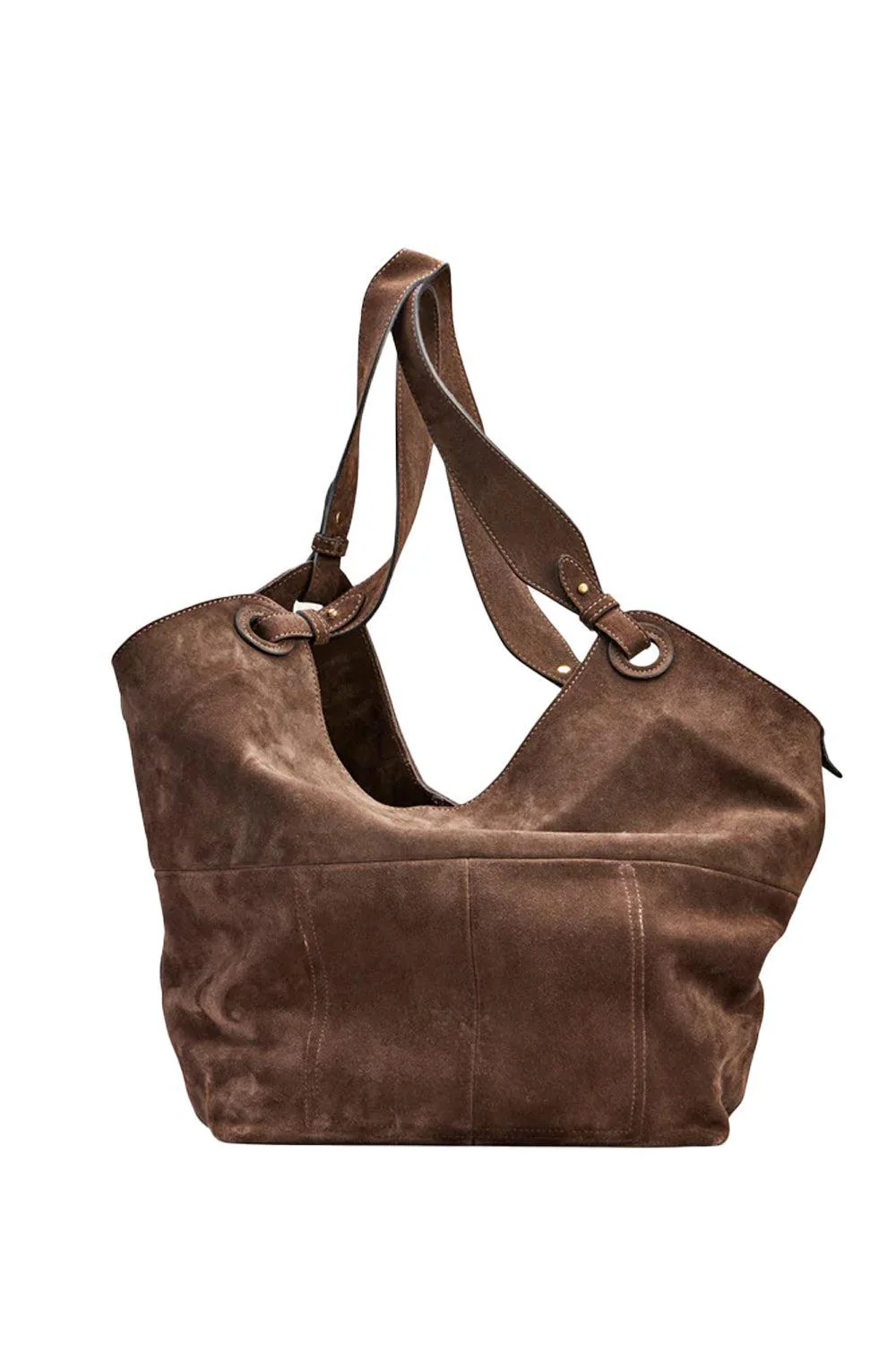 Soho Umber Suede Shoulder Bag - Image 3