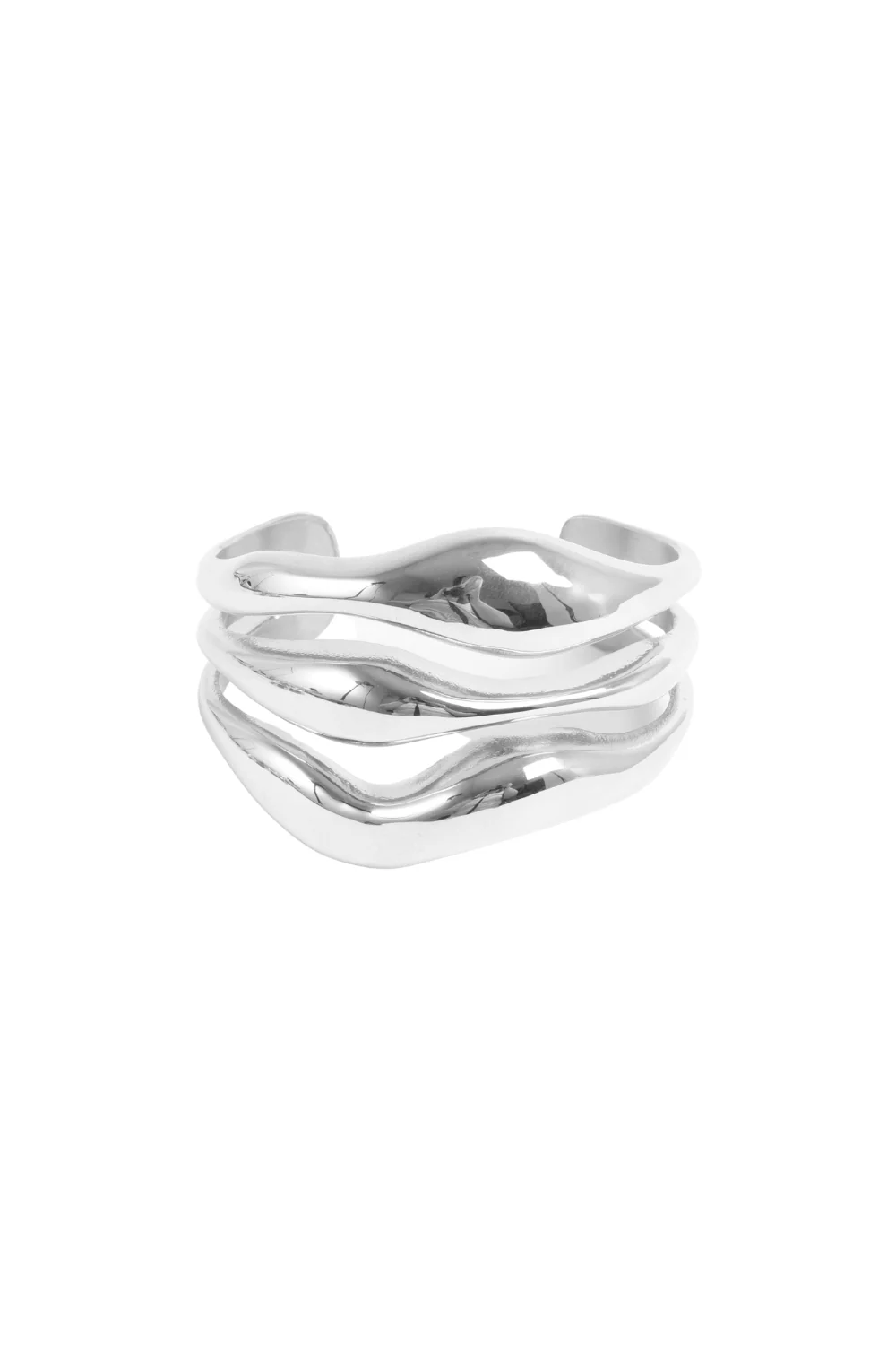 Cuff Big Waves Steel