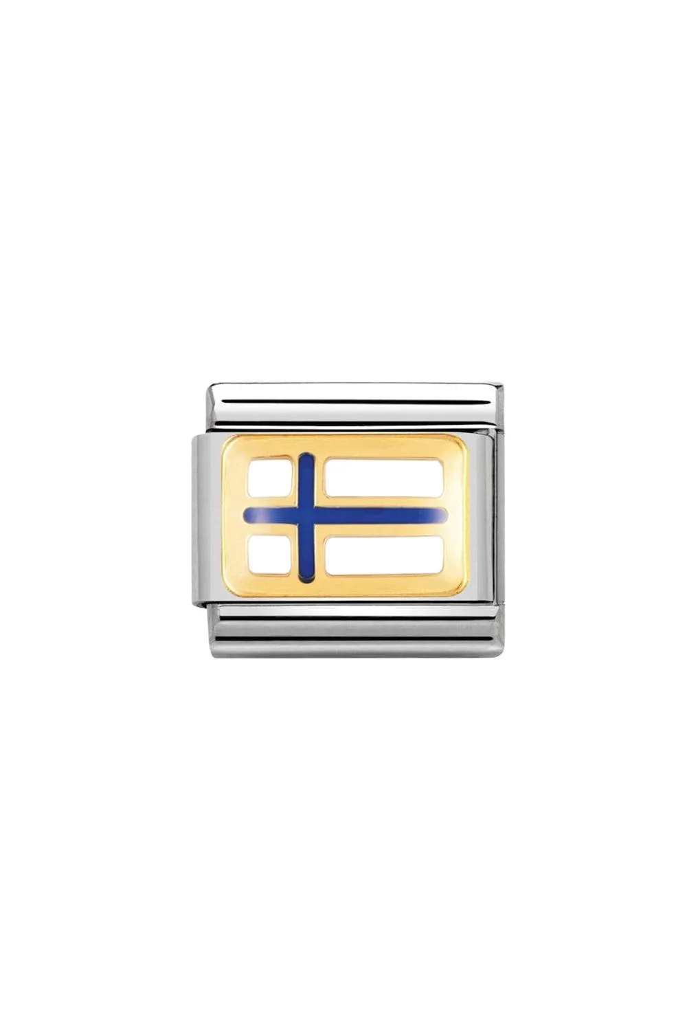 Flag 18k Gold & enamel Finland