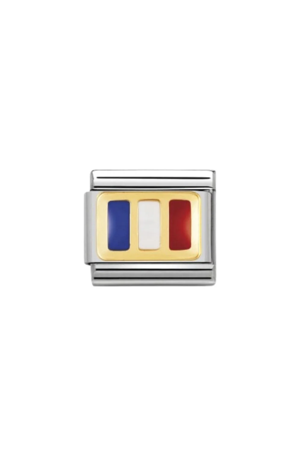 Flag 18k Gold & enamel France