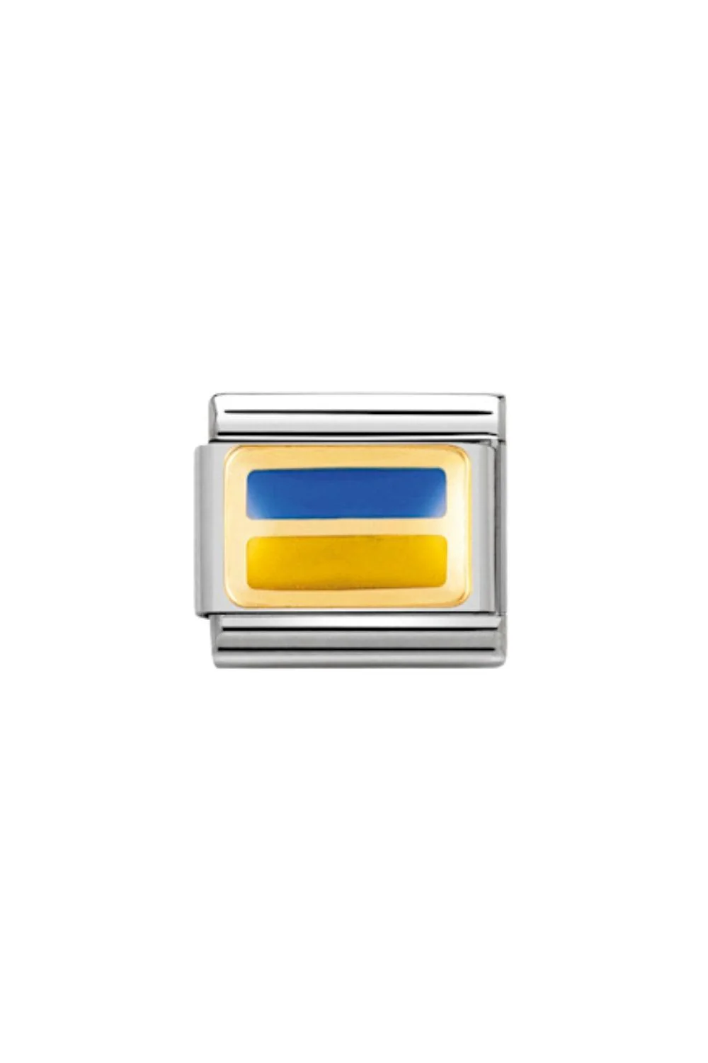 Flag 18k Gold & enamel Ukraine