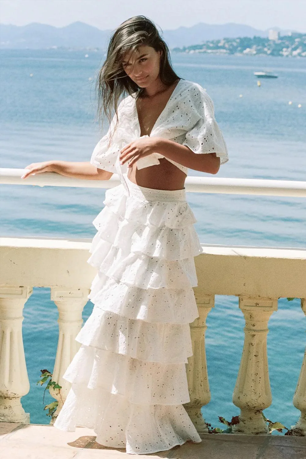 Angel Maxi skirt White - Image 4