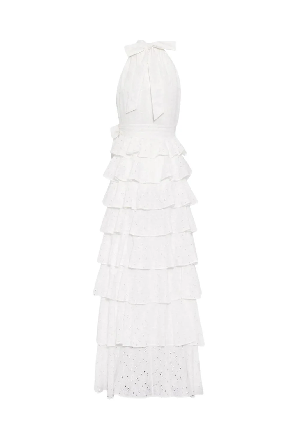 Angel Maxi Dress halterneck White - Image 5