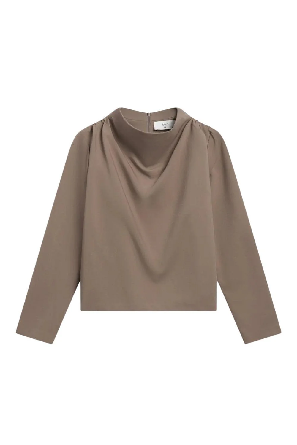 Beverly Top Taupe Grey