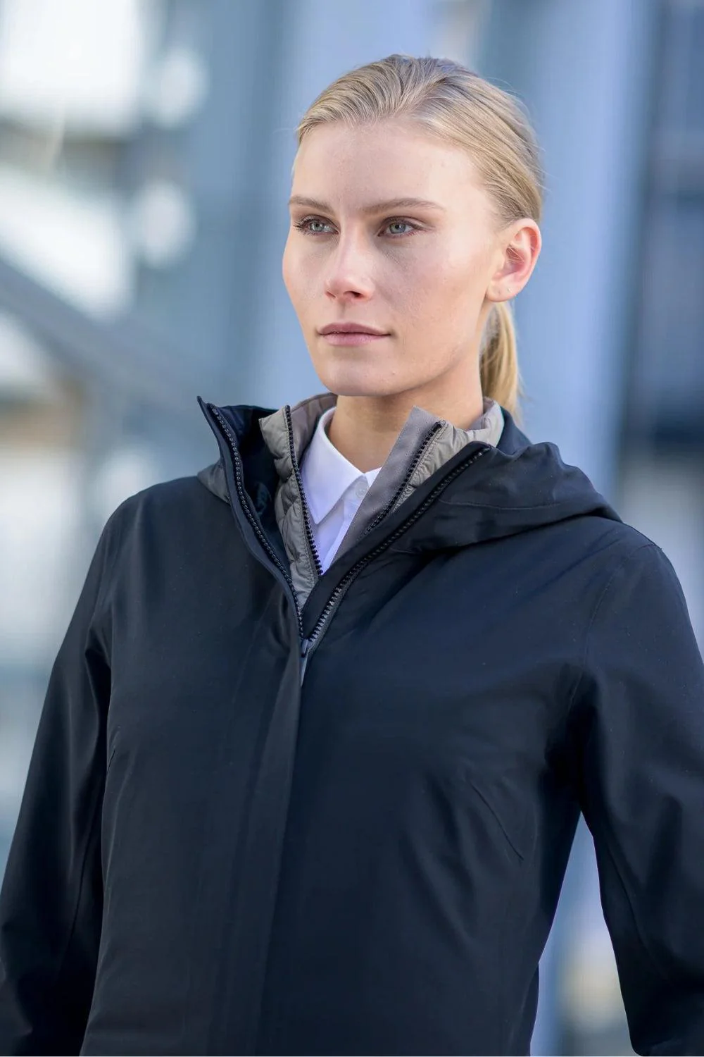 Althena Coat Pure Black - Image 4
