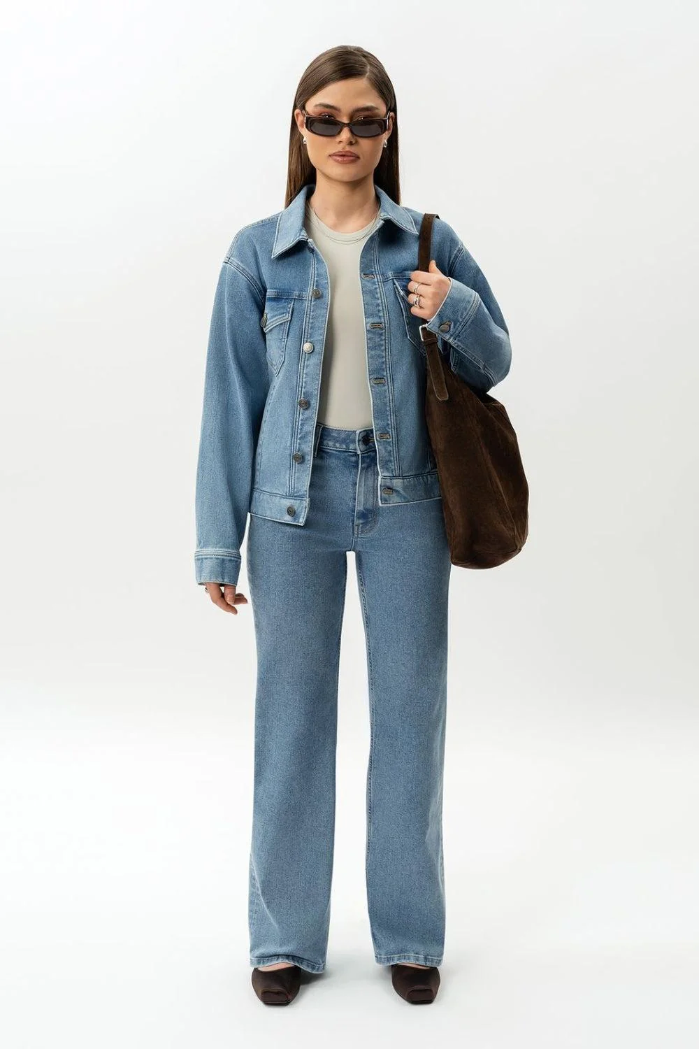 Relaxed ComfortDenim Jeans 30" Light Blue