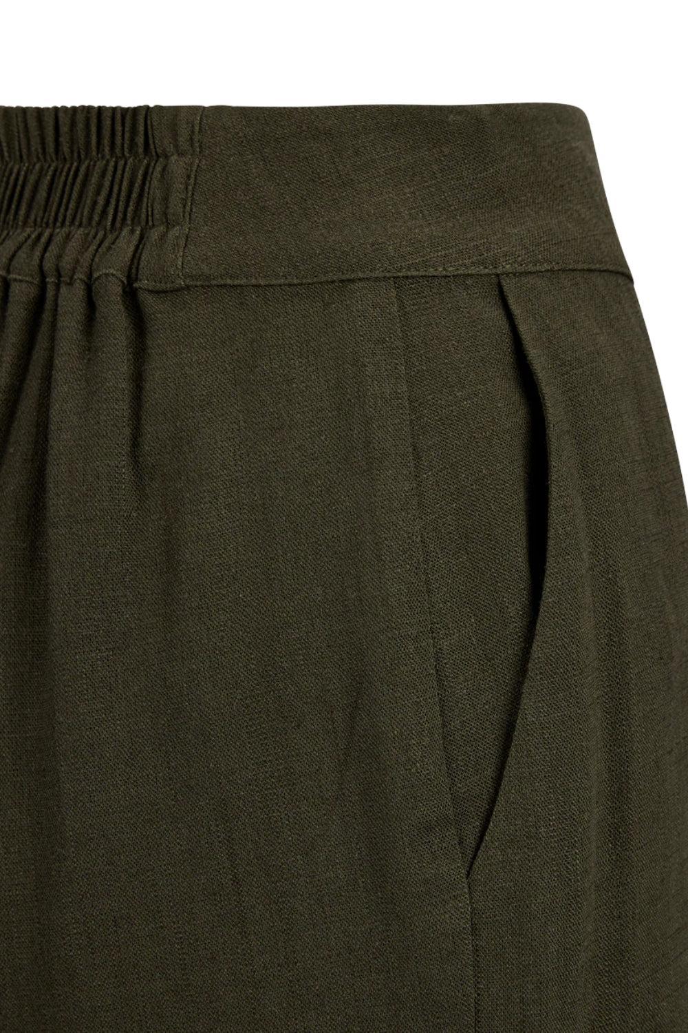 Ira Pants Dark Olive - Image 3