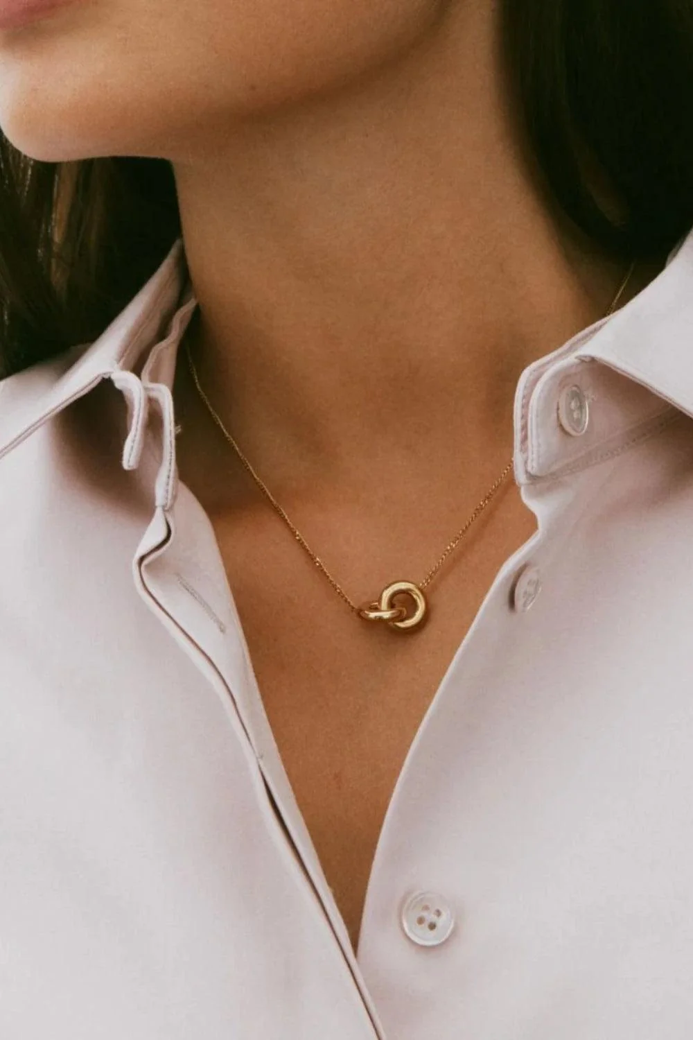 Chunky Eternal Necklace Gold - Image 2