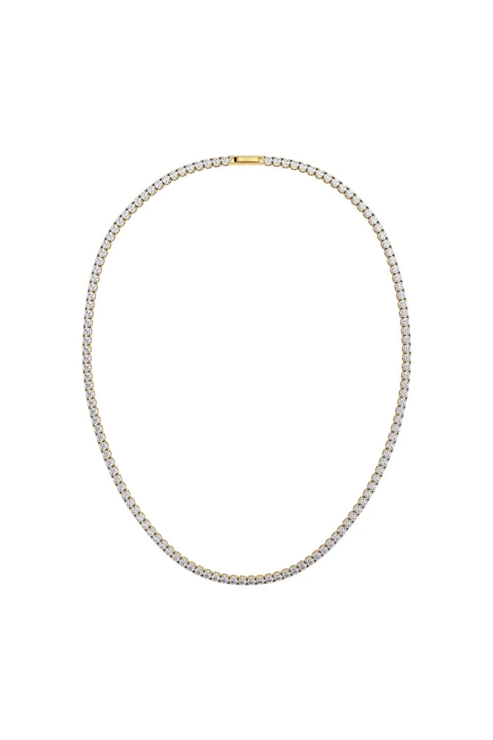Tennis Necklace Gold