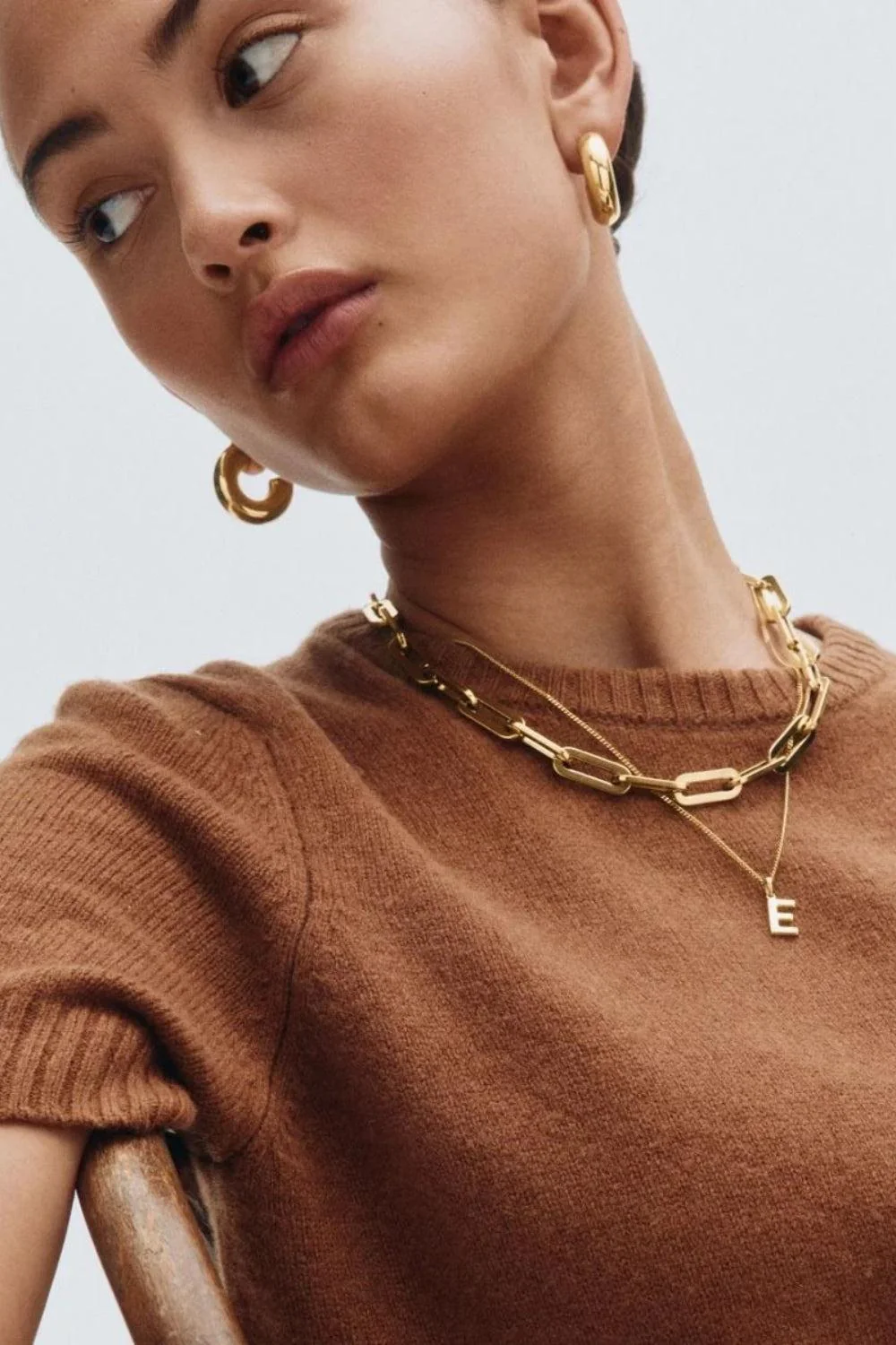 Ivy Maxi Necklace Gold - Image 2