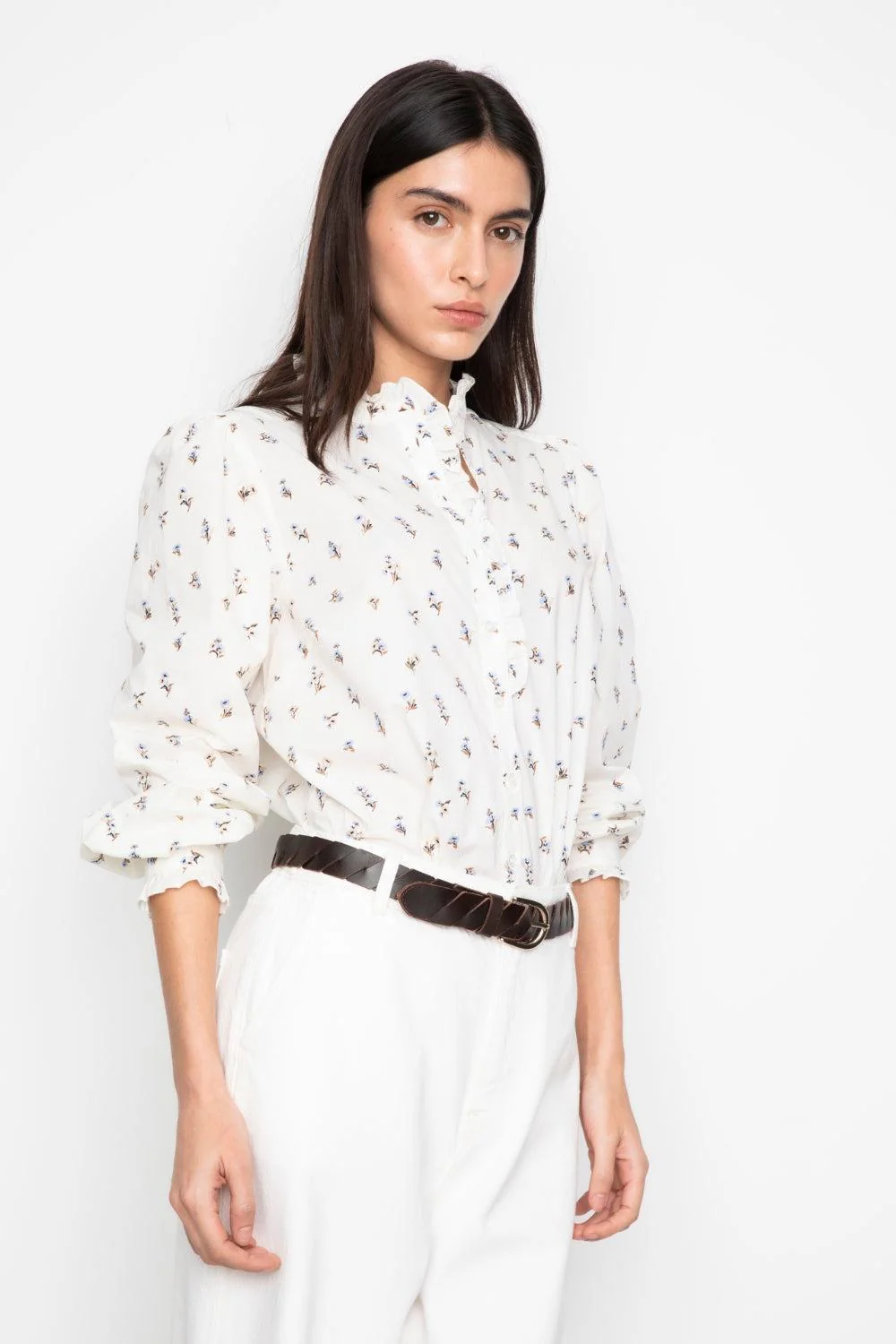 Emily Blouse White Anemc - Image 3