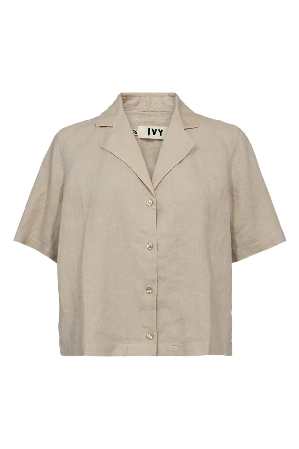 Karmey SS Linen shirt Beige