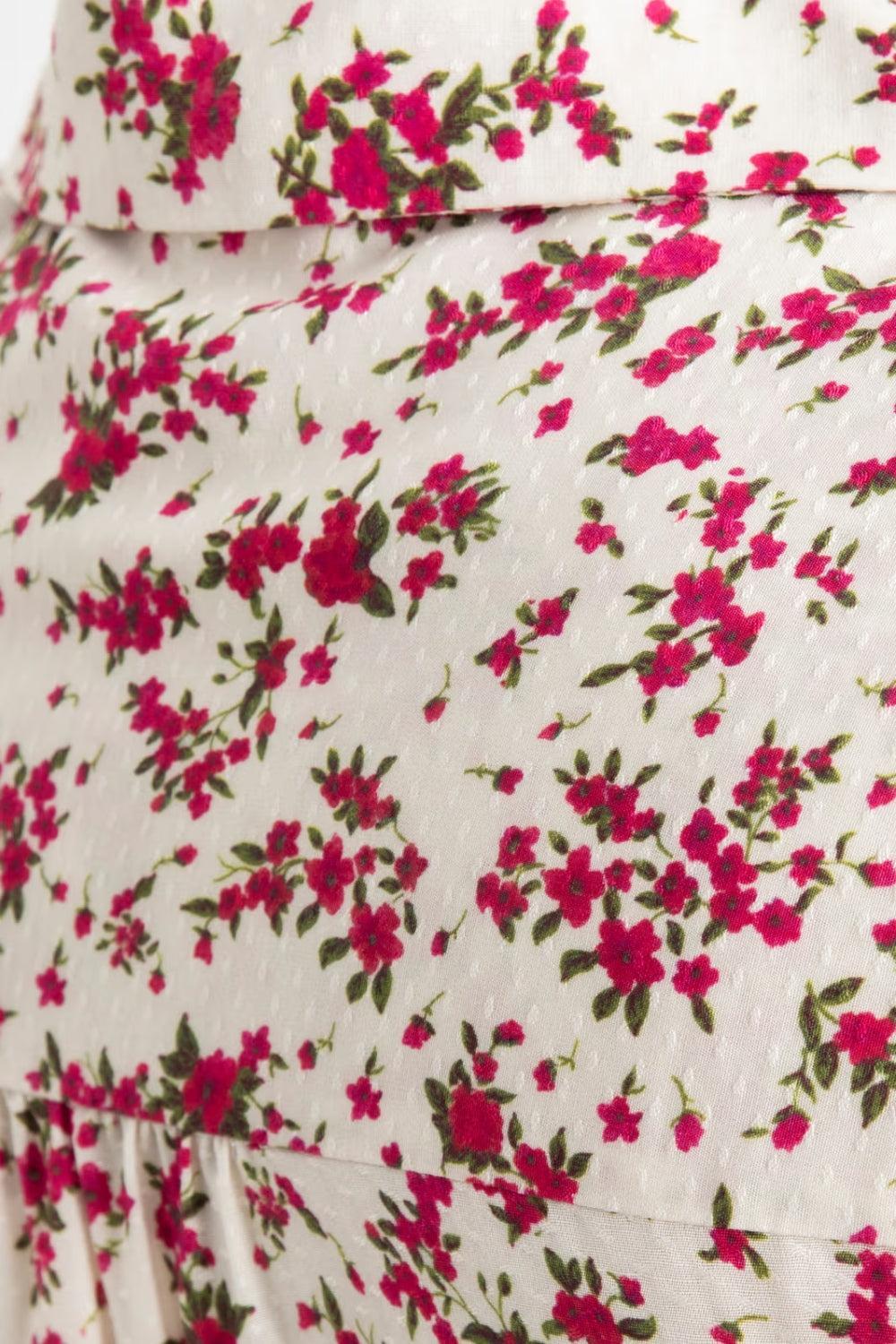 Lu Lu Blouse Berry Print - Image 5