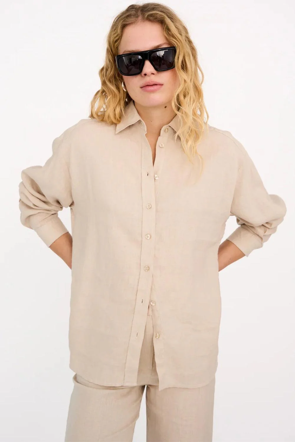 Matti LS Linen Shirt - Image 2