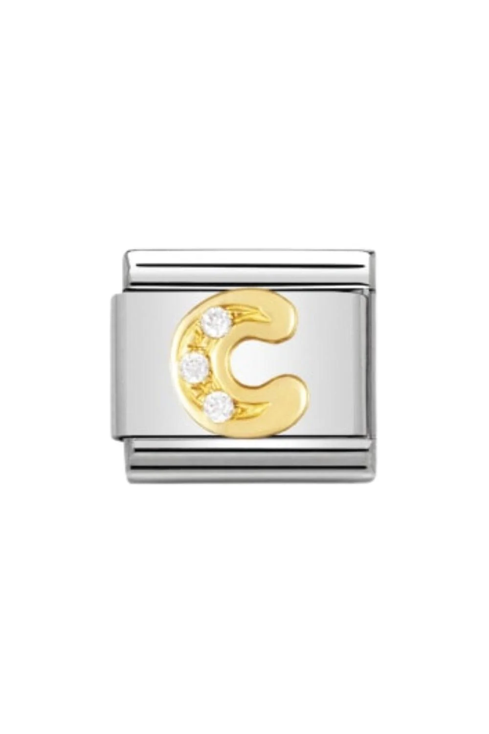 LETTERS 18k Gold and CZ - Image 3