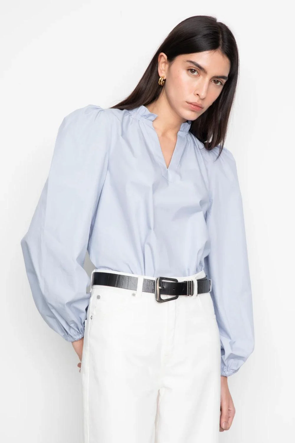Infinity Blouse Light Blue - Image 2