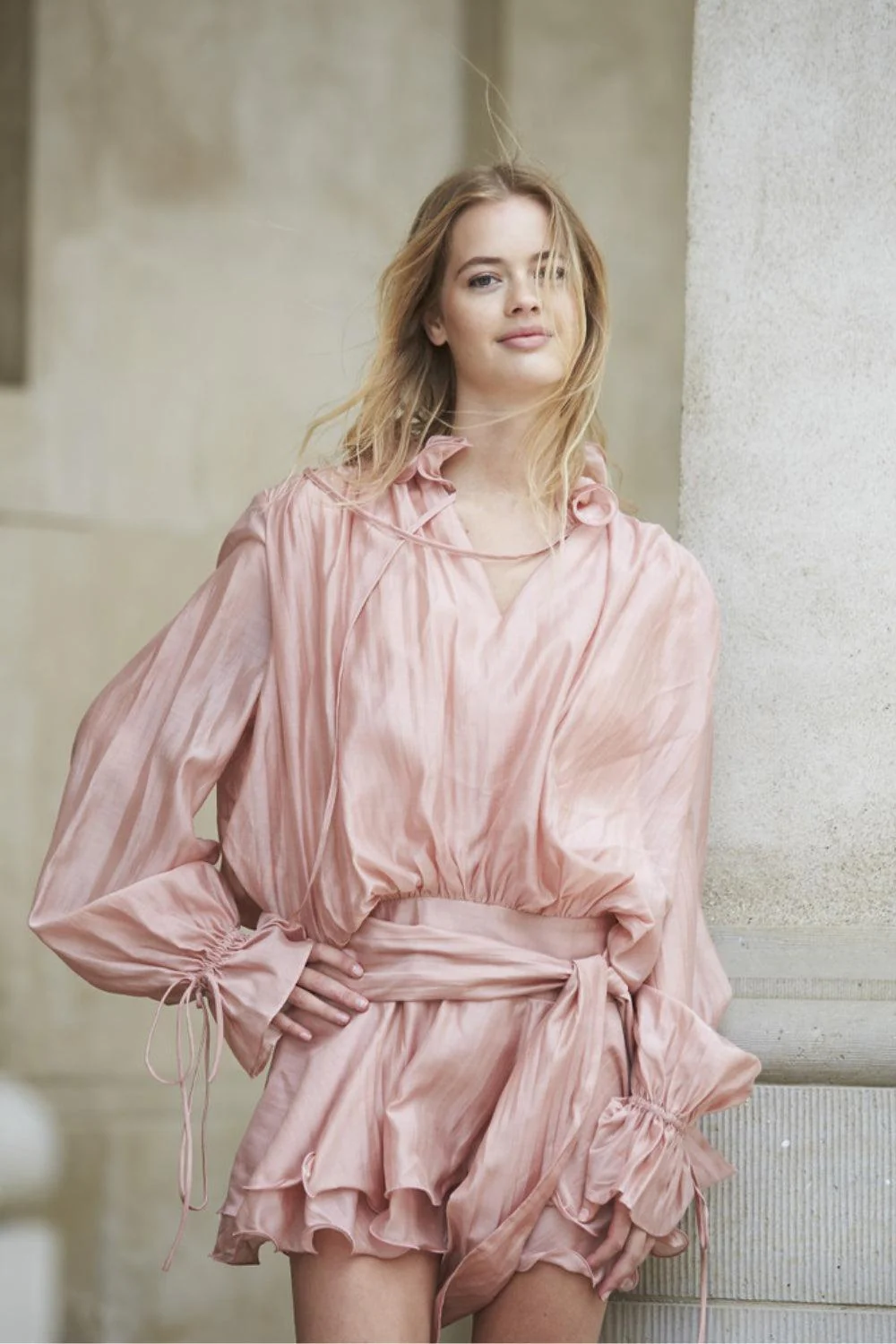 Babette Dress Old Rose - Image 3