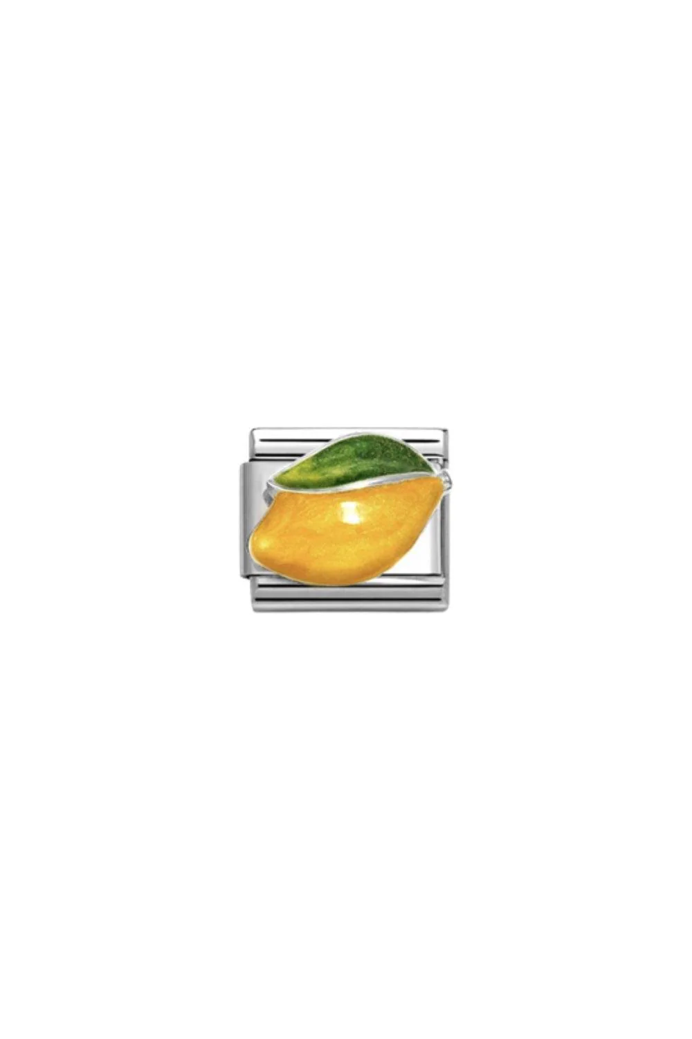 Classic Symbols 925 Sterling Silver & Enamel Lemon