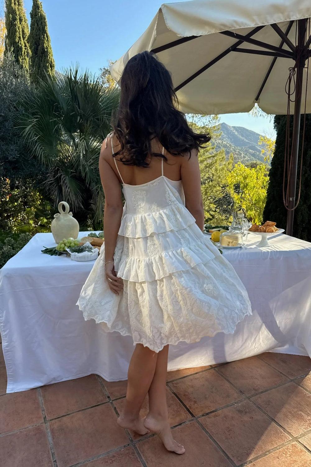 Ellinor Lace Dress Vintage white - Image 3